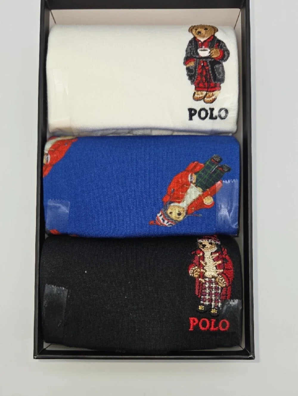 3 Polo by Ralph Lauren Boxer Briefs Set – White & Blue